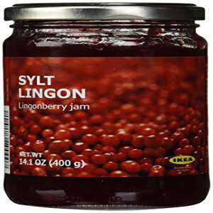 シルト・リンゴン、リンゴンベリーのジャム、イケア食品、14.1オンスの瓶 - スーパーフルーツ Sylt Lingon, Lingonberry preserves, Ikea Food, 14.1 oz jar - Super fruit