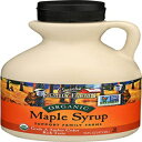 Coombs Family Farms I[KjbN [v VbvAO[h A ߐFAb`Ȗ킢A16 tʃIX Coombs Family Farms Organic Maple Syrup, Grade A Amber Color, Rich Taste, 16 Fl Oz