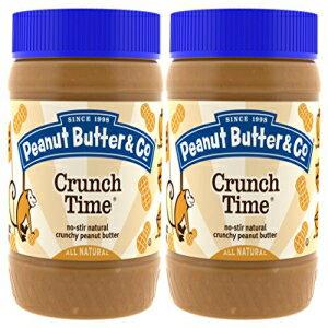 Peanut Butter & Co. ピーナッツバター、クランチタイム、16 オンス瓶 (2 個パック) Peanut Butter & Co. Peanut Butter, Crunch Time, 16 Ounce Jars (Pack of 2)