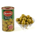 A`rl߂ZsXXyCYO[I[u150Oi6pbNj Serpis Spanish Green Olives Stuffed With Anchovy 150 gram (6 Pack)