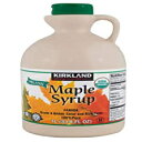 カークランドシグネチャー100％メープルシロップ、ダークアンバー、33.8fl。オズ。 Kirkland Signature 100% Maple Syrup, Dark Amber, 33.8 fl. oz.