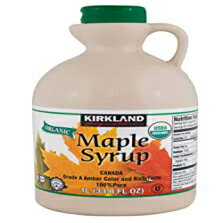 カークランド シグネチャー 100% メープル シロップ、ダーク アンバー、33.8 fl。オズ。 Kirkland Signature 100% Maple Syrup, Dark Amber, 33.8 fl. oz.