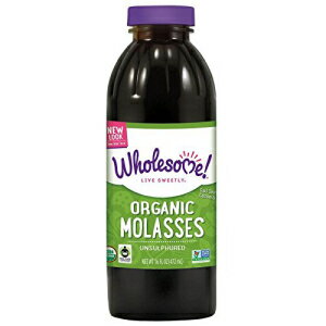Wholesome Sweeteners ˥å ֥åȥå̵̪β16  Wholesome Sweeteners Organic Blackstrap Molasses, Unsulphured, 16 oz