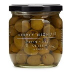 ハーベイ・ニコルズ グリーン種抜きオリーブブライン漬け - 410g (0.9ポンド) Harvey Nichols Green Pitted Olives In Brine - 410g (0.9lbs)