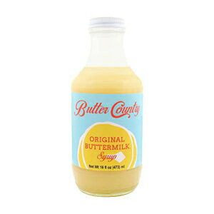 ܥ֤ΥХȥ꡼ˤåǥ꡼ߡʥХߥ륯åפΥꥸʥե졼С16̥/ 1ѥå Rich &Creamy Buttermilk Syrup Original Flavor by Uncle Bob's Butter Country 16 fl oz/1 Pack