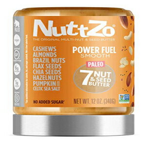 NuttZo p[t[G X[XAi` 12 IX (6 pbN) NuttZo Power Fuel Smooth, Natural 12 Ounce (Pack of 6)