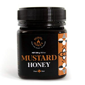 Puhoi Honey New Zealand 100% Pure & Raw Mustard Honey 250g (8.8oz)