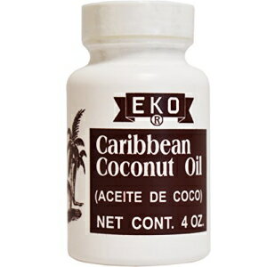 EKOカリビアンココナッツオイル-4オンスbyPROMEKO INC EKO Caribbean Coconut Oil - 4 oz by PROMEKO INC