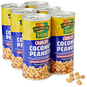 トロピカルサン クランチーココナッツピーナッツ 330g（6個入） Tropical Sun Crunchy Coconut Peanuts 330 g (Pack of 6)