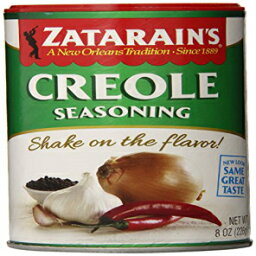 ザタラインのニューオーリンズスタイルのクレオール調味料、8オンス（12パック） Zatarain's New Orleans Style Creole Seasoning, 8 oz (Pack of 12)