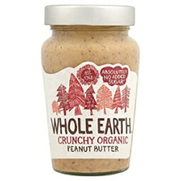 全地球有機カリカリピーナッツバター無添加砂糖（340g） Whole Earth Organic Crunchy Peanut Butter No Added Sugar (340g)