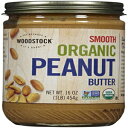 EbhXgbNI[KjbNX[Xs[ibco^[A16IX Woodstock Organic Smooth Peanut Butter, 16 oz