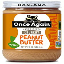Once Again - ナチュラル オールド ファッション ピーナッツ バター クランチ 無塩 - 16 オンス Once Again - Natural Old Fashioned Peanut Butter Crunchy No Salt - 16 oz.