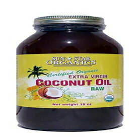 Sun Star Organics Raw Coconut Oil - Extra Virgin 16 oz