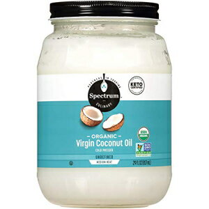 スペクトラムエッセンシャルオーガニックバージンココナッツオイル、29オンス Spectrum Essentials Organic Virgin Coconut Oil, 29 oz
