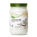 ココナッツオイル未精製、コールドプレスバージンオイルby Simply Nature 3パック（14液量オンス/各） Nature Land Candles Coconut Oi..