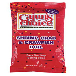 エビ、カニ、ザリガニのボイル 8 オンス Cajun's Choice Louisiana Foods (8 個パック) Shrimp, Crab, & Crawfish Boil 8 oz Cajun's Choice Louisiana Foods (Pack of 8)