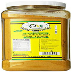 JCS レゲエ カントリー スタイル ブランド 本物のジャマイカ スタイル カレー パウダー 5 ポンド JCS Reggae Country Style Brand Real Jamaican Style Curry Powder 5 Lbs