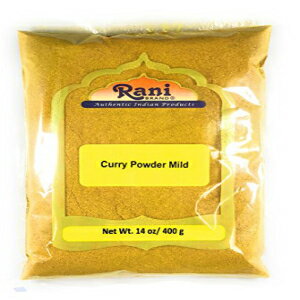 ラニ カレーパウダー マイルド ナチュラル 10 スパイス ブレンド 14オンス (400g) ~ 無塩 | チリやペッパーは使用不可 | ビーガン | 色なし | グルテン対応 | 非遺伝子組み換え | インドの起源 Rani Curry Powder Mild Natural 10-Spic