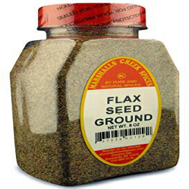 新しいサイズのジャー マーシャルズ クリーク スパイス フラックス シード グラウンド 8 オンス 食料品 New Size Jar Marshalls Creek Spices Flax Seed Ground, 8 Ounce Grocery