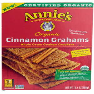 クラッカー オーガニック シナモン グラハム 14.40 オンス (12 個入り) Crackers Organic Cinnamon Graham 14.40 Ounces (Case of 12)