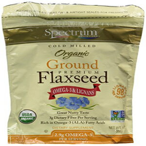 Spectrum Essentials Organic Ground Essential Flaxseed 14 oz. (Pack of 2) Spectrum Essentials Organic Ground Essential Flaxseed 14 oz. (Pack of 2)