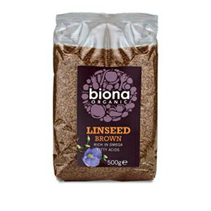 Biona Organic Linseed Brown 500g - Pack of 2