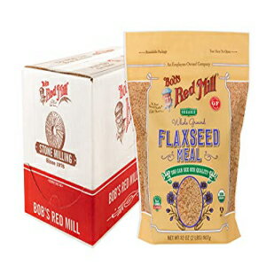 Bob 039 s Red Mill オーガニック ブラウン フラックスシード ミール 32 オンス (4 個パック) Bob 039 s Red Mill Organic Brown Flaxseed Meal, 32-ounce (Pack of 4)