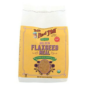 Bob 039 s Red Mill オーガニック ゴールデン フラックスシード ミール - 907.2g - 4 ケース Bob 039 s Red Mill Organic Golden Flaxseed Meal - 32 oz - Case of 4