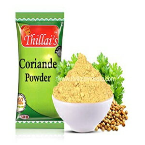 Thillais マサラ インディアン コリアンダー パウダー 100 グラム 100% 天然スパイス (ダニヤ パウダー) Thillais Masala Indian Coriander Powder 100gram 100% Natural Spices (Dhaniya Powder)