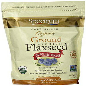 スペクトラム エッセンシャル フラックスシード オーガニック グランド エッセンシャル 14 オンス (3 パック) Spectrum Essential Flaxseed Organic Grnd Essential 14 Oz (3 Pack)