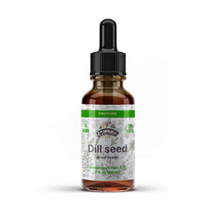 Florida Herbs Dill Seed Herbal Extract Tincture, Organic Dill Seed (Anethum Graveolens) Herbal Supplement Non-GMO in Cold-Pressed Organic Vegetable Glycerin 700 mg, 2 oz (60 ml)