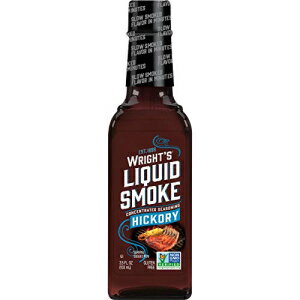 Wright's リキッドスモーク、ヒッコリー、3.5 液量オンス (12 個パック) Wright's Liquid Smoke, Hickory, 3.5 Fl Oz (Pack of 12)