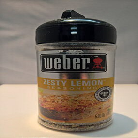 Weber グリル ゼスティ レモン シーズニング、4.25 オンス、2 パック Weber Grill Zesty Lemon Seasoning, 4.25 oz, 2 pk