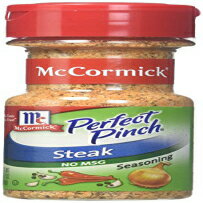 McCormick パーフェクトピンチ ステーキシーズニング 3.87オンスの容器（3個パック） McCormick, Perfect Pinch, Steak Seasoning, 3.87oz Container (Pack of 3)