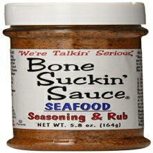 ボーンサッキン調味料とこすり、シーフード、5.8オンス Bone Suckin' Seasoning and Rub, Seafood, 5.8 Ounce