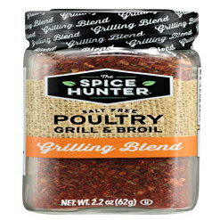 The Spice Hunter 無塩鶏肉グリル＆ブロイルブレンド、2.2オンス瓶 The Spice Hunter Salt Free Poultry Grill & Broil Blend, 2.2-Ounce Jar