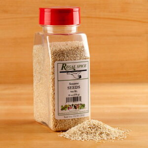 リーガル ハーブ＆スパイス (白ごま 10 オンス) Regal Herbs and Spices (White Sesame Seeds 10 oz)