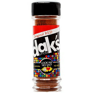 DAK's Spices ORIGINAL RED – 100％無塩！ナトリウム0％の調味料で、おいしくスパイスを効かせましょう！塩、減塩、低ナトリウムを含まないステーキと鶏肉をグリル！ DAK's Spices ORIGINAL RED – 100% salt free! Deliciously spice up your diet