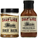 \gbNIWîCɓ̕iAIWĩhCuAIWĩo[xL[\[X1 Salt Lick Original Favorites Assortment, one each of Original Dry Rub, Original BBQ Sauce