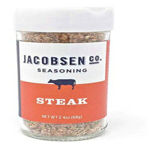Jacobsen Co. ステーキシーズニング、2.4オンス Jacobsen Co. Steak Seasoning, 2.4 ounces