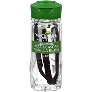 (2SET) マコーミック グルメ オールナチュラル マダガスカル バニラビーンズ、2ct McCormick Gourmet All Natural Madagascar Vanilla Beans, 2 ct