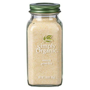 Simply Organic ホワイトオニオンパウダー、オーガニック認定 | 3オンス | 3個パック | アリウム・セパ Simply Organic White Onion Powder, Certified Organic | 3 oz | Pack of 3 | Allium cepa