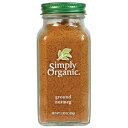 楽天GlomarketSimply Organic 粉砕ナツメグ、オーガニック認定 | 2.3オンス | ミリスティカ・フレグランス・ハウト。 Simply Organic Ground Nutmeg, Certified Organic | 2.3 oz | Myristica fragrans Houtt.