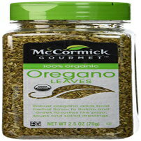 マコーミック グルメ 100% オーガニック オレガノ - 2.5 オンス McCormick Gourmet 100% Organic Oregano-2.5 oz