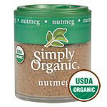 単にオーガニックミニナツメグ、0.53オンス Simply Organic Mini Nutmeg, 0.53 oz