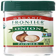 Frontier Herb オーガニック ホワイトオニオン パウダー、2.1 オンス Frontier Herb Organic White Onion Powder, 2.1 oz