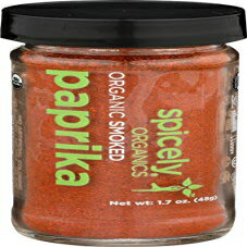 スパイシーなオーガニックパプリカスモークパウダー1.70オンスジャー認定グルテンフリー Spicely Organic Paprika Smoked Powder 1.70 Ounce Jar Certified Gluten-Free