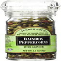 トレーダージョーズ レインボーペッパーコーン ペッパー グラインダー付き (2 パック) Trader Joe's Rainbow Peppercorns Pepper with Grinder (2 Pack)
