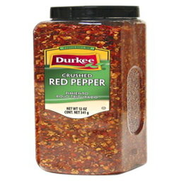 ダーキー クラッシュレッドペッパー、340.2g。 Durkee Crushed Red Pepper, 12 oz.